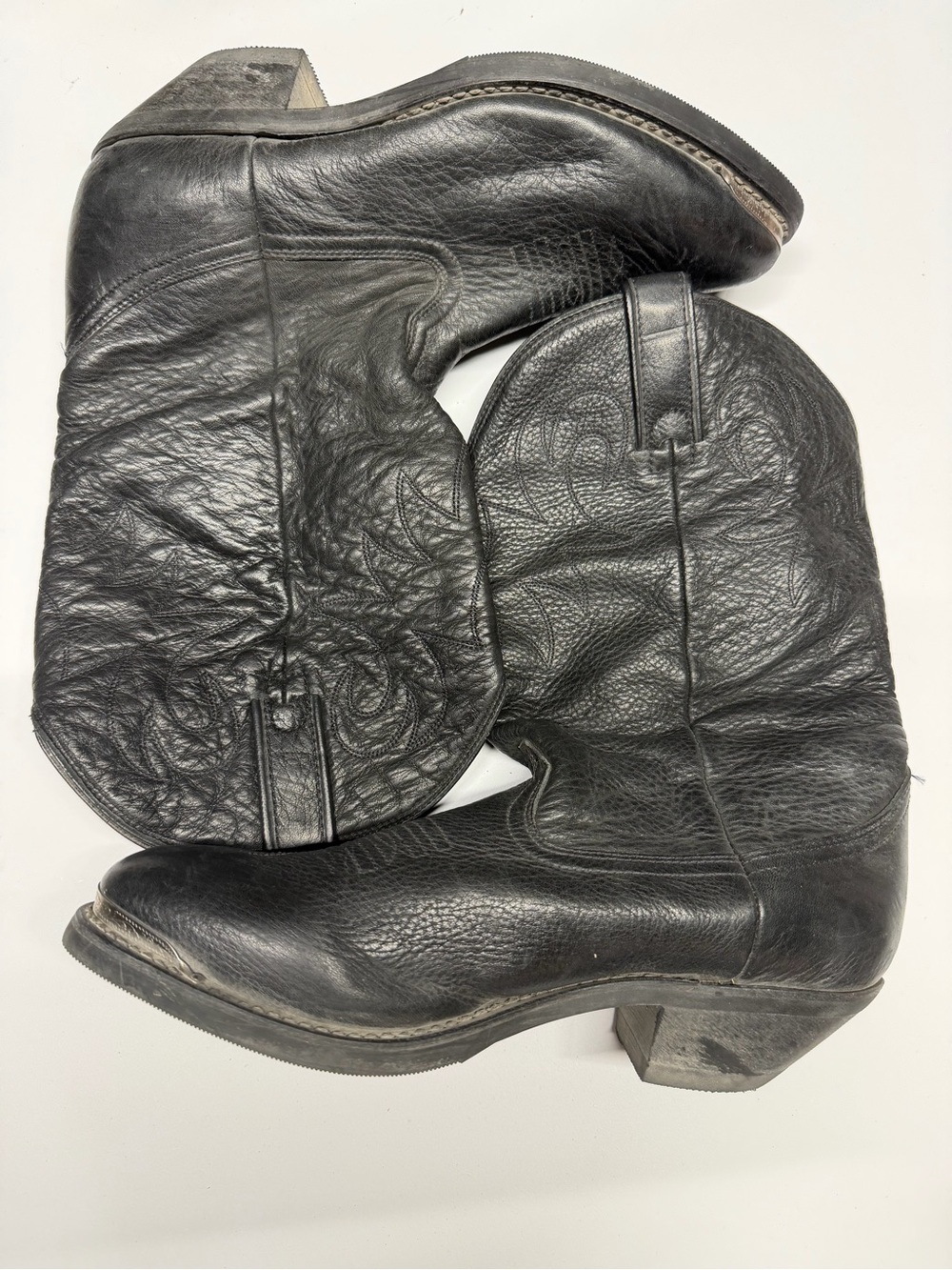 Durango RD5410 Cheyenne Durango Black Leather Western Cowboy Boots size 7.5M